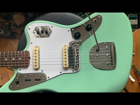 How to install a Fender Jaguar mute plate