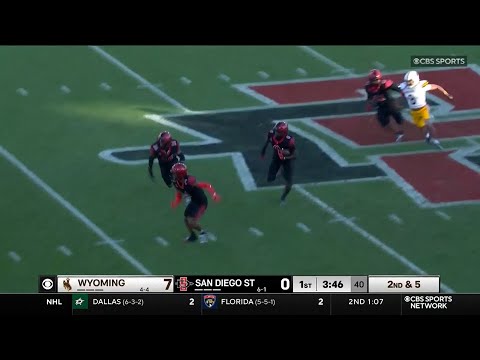 SDSU FOOTBALL HIGHLIGHTS: AZTECS 24, WYOMING 7