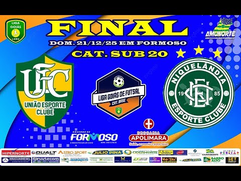 LIGA GOIÁS CATEG. BASE 2025 - FINAL - UNIÃO EC X NIQUELÂNDIA EC