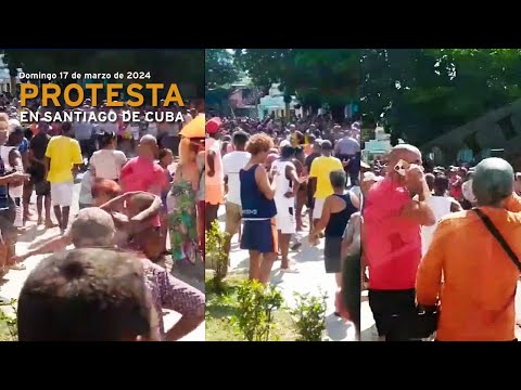 💥👇Los CUBANOS se lanzan a PROTESTAR a las calles en Santiago de Cuba