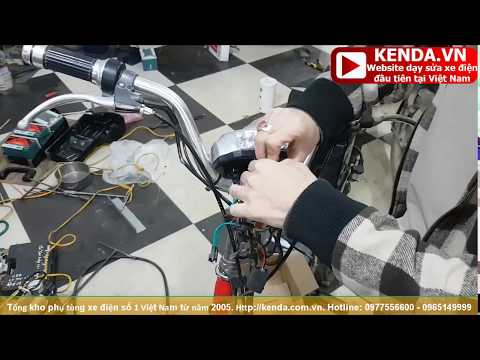 Hướng dẫn thay Đầu đèn xe đạp điện - Kỹ năng bắt đầu nghề sửa chữa xe điện tập 1