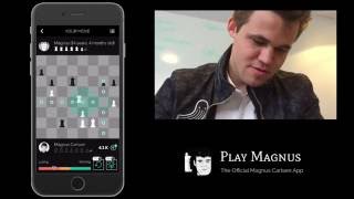 Magnus Carlsen vs. Magnus Carlsen on Play Magnus App - Age 14 Years 4 Months