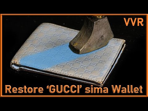 [ASMR] '클린 & 복원' 나의 빈티지 구찌 시마 반지갑- VVR VETIVER ASMR
