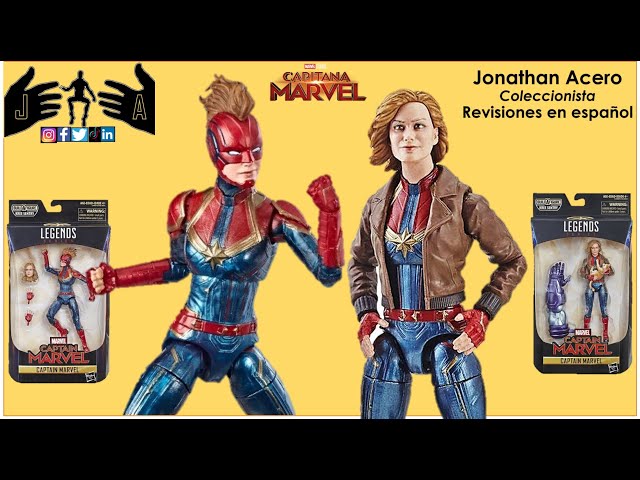 Vídeo relacionado con Marvel Legends Series - Figura de Capitana Marvel de 15 cm - Película Capitana Marvel 2 -