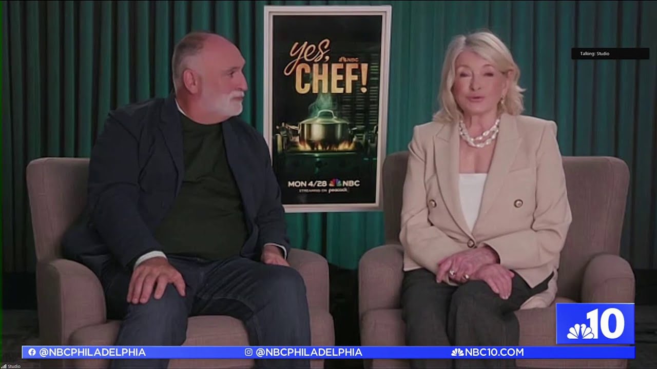 Martha Stewart, Jose Andres team up to help in NBC's new show 'Yes, Chef!'