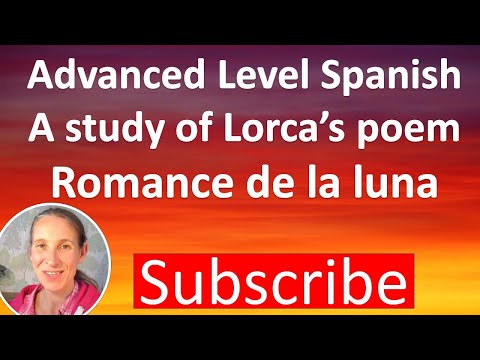 Study Spanish through Lorca's poetry with me!