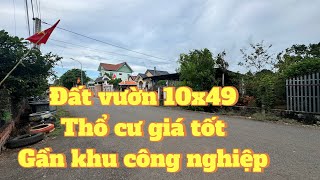 BÁN ĐẤT BIỆT THỰ 10x49 GẦN KHU CÔNG NGHIỆP SONAZI BRVT