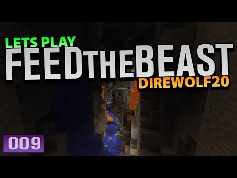 Lets Play - Feed The Beast - Obsidian Hunting! #9