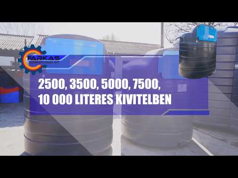 RAKTÁRRÓL! 2500 literes Adblue tartály kültérre