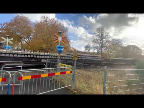 Tågset för rälsbyte - Fritsla 31 oktober 2021