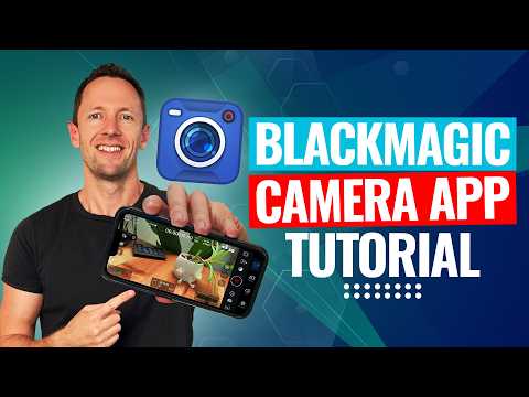 The BEST Camera App for iPhone & Android? (Blackmagic Camera App Tutorial)