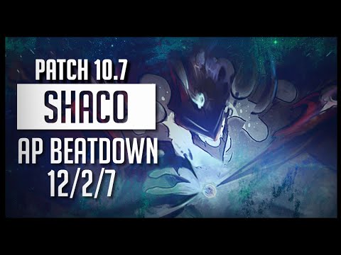 SHACO 10.7 OUTPLAYING THE ENEMY - League of Legends