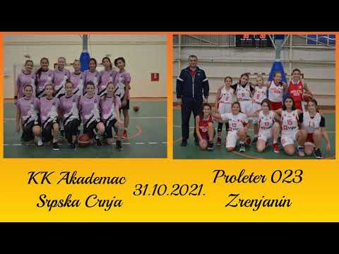 ŽKK Akademac SC   ŽKK Proleter 023 ZR. Prva zvanična utakmica naših devojaka u ligaškom takmičenju.