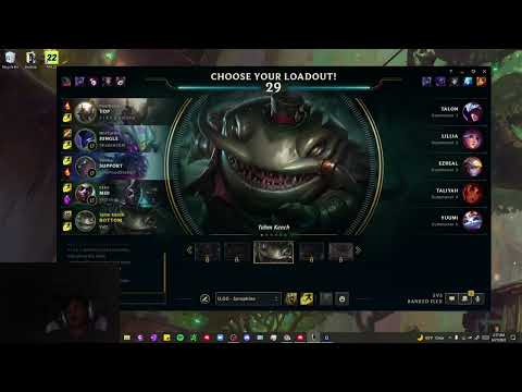 Tahm Kench + Senna = Easy Win (if the enemy is not that good)