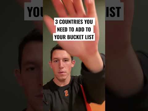 Add these 3 countries to your BUCKET LIST! #shorts #travelshorts #bucketlist