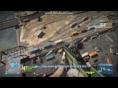 Battlefield 3 - Parachute kill = grenade fail