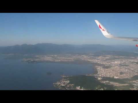2016.04.20 - Avianca 6160 - Takeoff from Florianopolis (FLN)