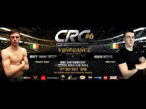 CRC 6 - Fight Announcement Ronan Butler (SBG Cork City)  IMMAA World Team Trials