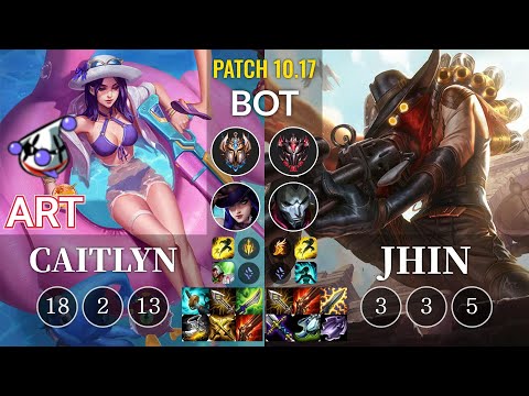 RJ Art Caitlyn vs Jhin Bot - KR Patch 10.17