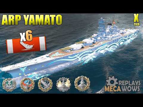 ARP Yamato 6 Kills & 272k Damage | World of Warships Gameplay 4k