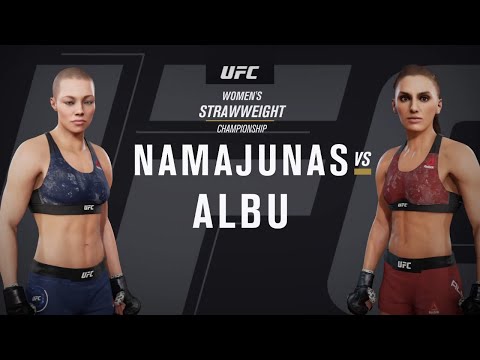 UFC 3 Gameplay Rose Namajunas vs Alexandra Albu