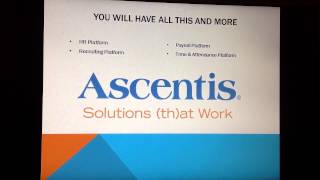 Ascentis Platform Introduction