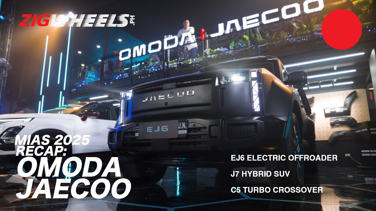 Omoda Jaecoo EJ6, J6 and C5 at MIAS 2025 | First Look | Zigwheels.Ph