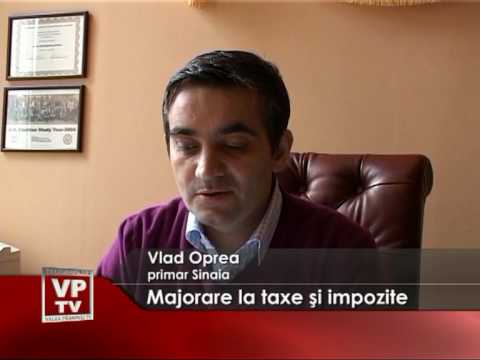 Majorare la taxe şi impozite