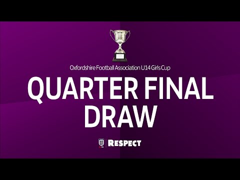 OFA U14 Girls Cup Quarter Final Draw