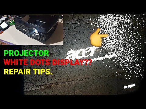 @Son-bj2kb ACE PROJECTOR, WHITE DOTS DISPLAY PROBLEM?? REPAIR TIPS