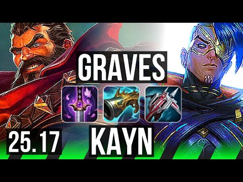 GRAVES vs KAYN (JGL) | Dominating | EUNE Master | 25.17