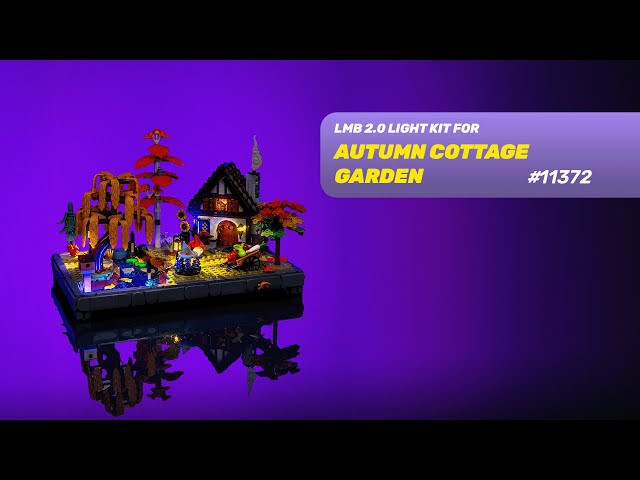 Video Teaser für LIGHT MY BRICKS - Autumn Cottage Garden 11372