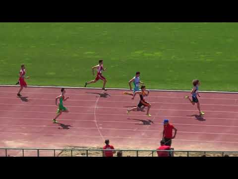 100m Heat 4, Men, National Championship U20, Sofia, Bulgaria