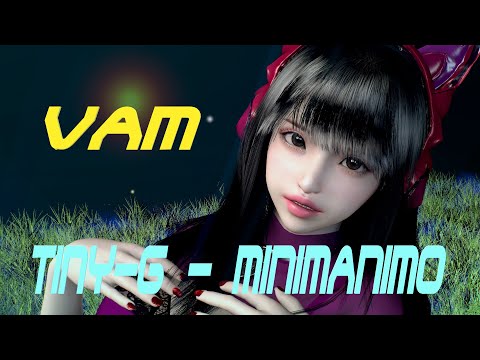 VaM TINY-G - Minimanimo, Dance in the Grass Field, MMD, KPOP, 草原のダンス 4K60FPS