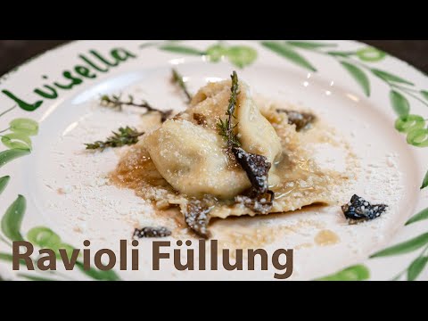 Ricotta-Pilz-Füllung für Ravioli | leckeres original italienisches Rezept aus Apulien