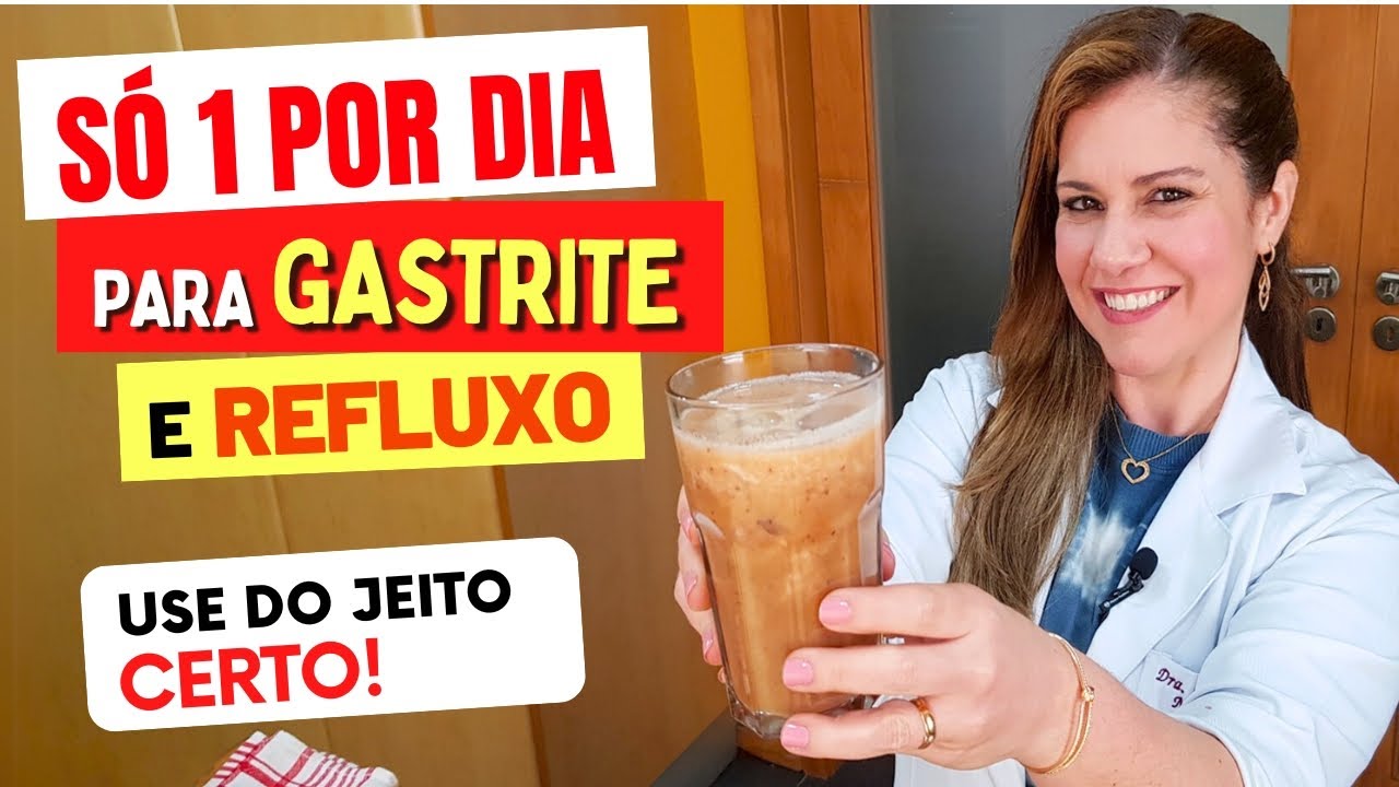 Só 1 POR DIA para GASTRITE, REFLUXO e DIGESTÃO! Ótimo no Café da Manhã ou Lanche - Fácil e Gostoso