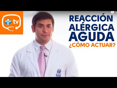 What should I do in the event of an acute allergic reaction?