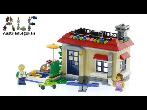 Vidéo LEGO Creator 31067 : Les vacances à la piscine