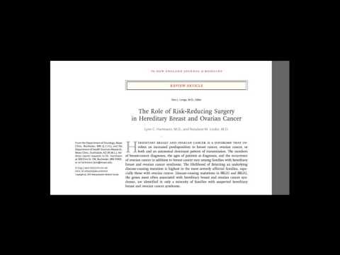 2016 04 27 16 00 Cancer SIG Journal Club  Risk Reducing Salpingo Oophorectomy for Hereditary Breast