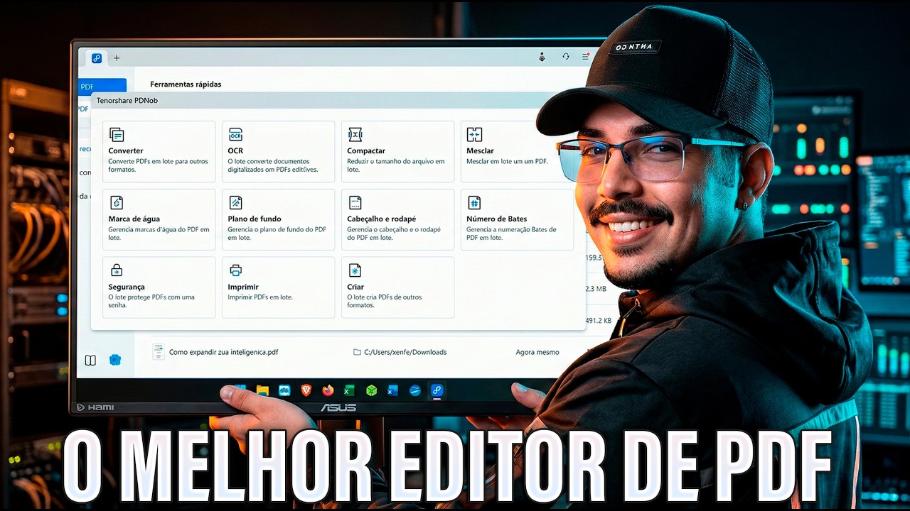Melhor Editor de PDF Gratuito com IA de 2026 | Windows e Mac