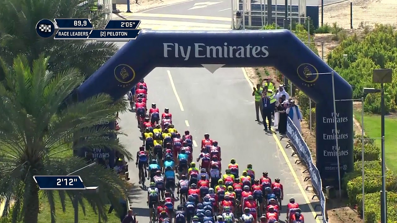 Dubai Tour: Stage 1 race highlights - YouTube