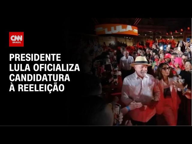 Lula é lançado à Presidência em reunião interna do PT antes de evento | AGORA CNN