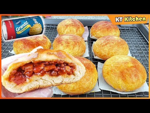 BBQ PORK BUNS (Char Siu Bao) Using Pillsburry Biscuits | Can't be easier than this