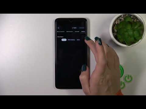 How to Customize AOD Muviz Edge App of Motorola Moto G54 - Add Clock to Blank Screen