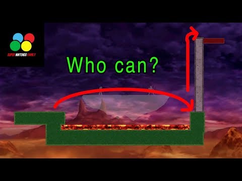 Who can cross the lava pit and climb the hill? Super Smash Bros. Ultimate #81