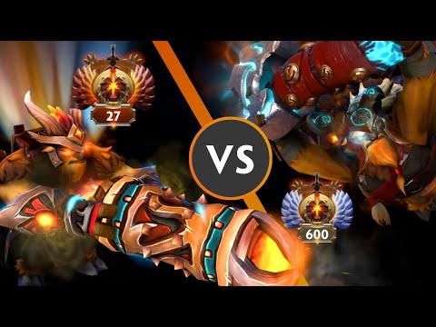 Comparing 2 Immortal Earthshaker Players