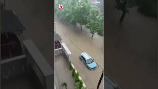 Manisa'da yoğun sağanak! Salihli ilçesinde sağanak sebebiyle su baskın