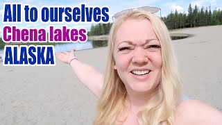PERFECT LAKE DAY IN ALASKA | Violett Vlogs