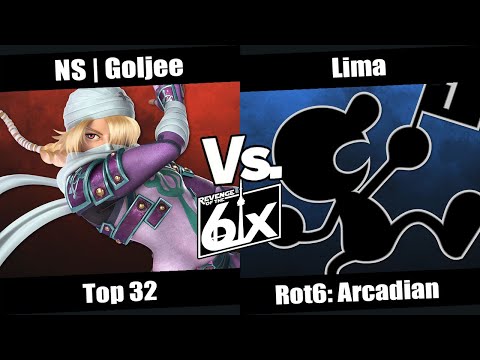 ROT6 Arcadian Top 32 - NS | Goljee (Sheik) vs Lima (G&W) SSBU Singles