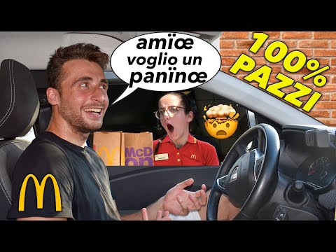 Order in ITALIC!? - 100% CRAZY PRANKS at MC DRIVE *THE RETURN*